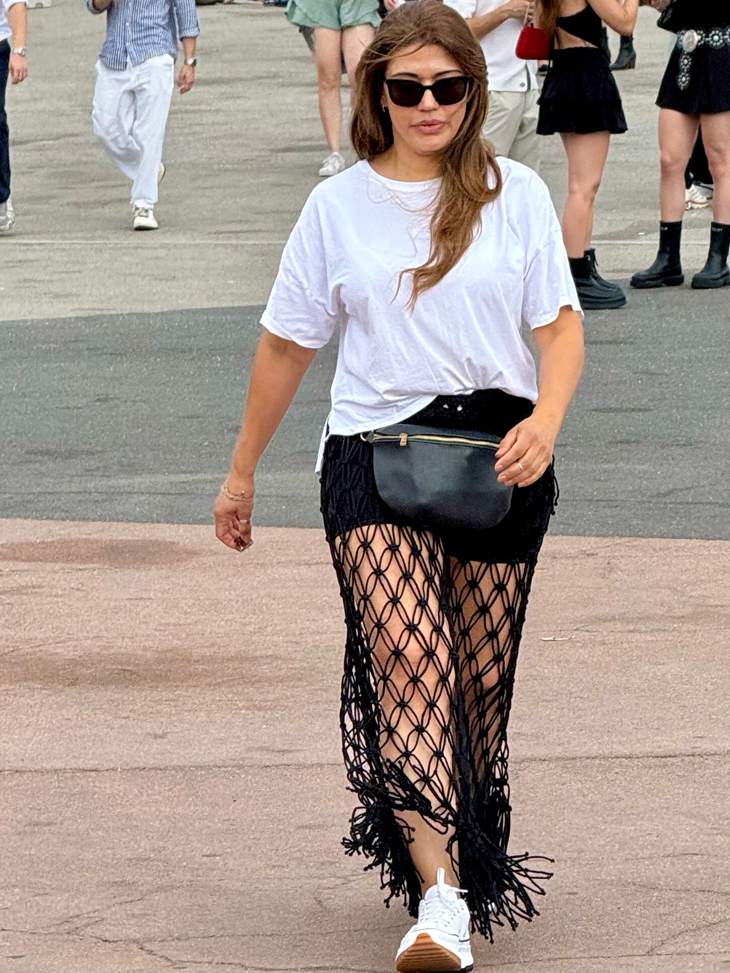 Macrame Fringe Skirt